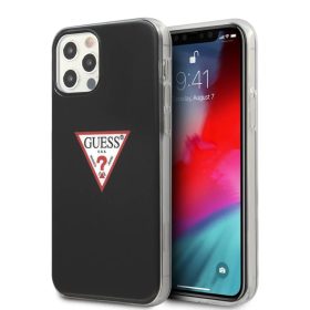 iPhone 12 Pro MAX Guess GUHCP12LPCUCTLBK Triangle tok fekete-3700740481950 2 kép