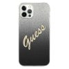iPhone 12 Pro Max Guess GUHCP12LPCUGLSBK Glitter Gradient Script tok f-3700740494721 3 kép
