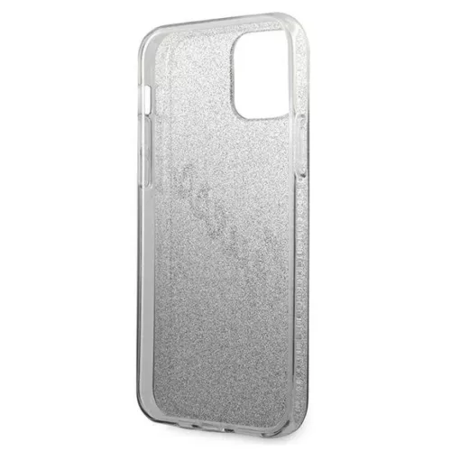 iPhone 12 Pro Max Guess GUHCP12LPCUGLSBK Glitter Gradient Script tok f-3700740494721 7 kép