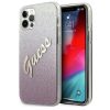 iPhone 12 Pro Max Guess GUHCP12LPCUGLSPI Glitter Gradient Script tok f-3700740494783 1 kép