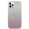 iPhone 12 Pro Max Guess GUHCP12LPCUGLSPI Glitter Gradient Script tok f-3700740494783 4 kép
