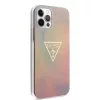iPhone 12 Pro MAX Guess GUHCP12LPCUMCGG01 T D PC/TPU Gold Triangle 01 -3700740480694 2 kép