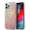 iPhone 12 Pro MAX Guess GUHCP12LPCUMCGG01 T D PC/TPU Gold Triangle 01 -3700740480694 3 kép