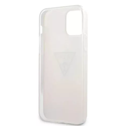 iPhone 12 Pro MAX Guess GUHCP12LPCUMCGG01 T D PC/TPU Gold Triangle 01 -3700740480694 7 kép