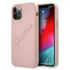 iPhone 12 Pro Max Guess GUHCP12LRSAVSRG Saffiano Vintage tok pink-3666339002732 1 kép