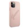iPhone 12 Pro Max Guess GUHCP12LRSAVSRG Saffiano Vintage tok pink-3666339002732 4 kép