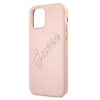 iPhone 12 Pro Max Guess GUHCP12LRSAVSRG Saffiano Vintage tok pink-3666339002732 6 kép