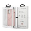 iPhone 12 Pro Max Guess GUHCP12LRSAVSRG Saffiano Vintage tok pink-3666339002732 8 kép