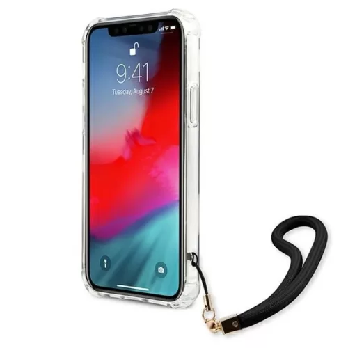 iPhone 12/ 12 Pro Guess GUHCP12MKSARBK Camo tok pánttal terepmintás -3666339004064 3 kép