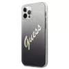 iPhone 12/ 12 Pro Guess GUHCP12MPCUGLSBK Glitter Gradient Script tok f-3700740494714 2 kép