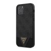 iPhone 12/ 12 Pro szürke Guess GUHCP12MPU4GHBK 4G Triangle tok