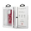 iPhone 12 mini Guess GUHCP12SGLHFLRA Liquid Glitter Charms PC tok rasp-3700740481271 5 kép