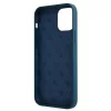 iPhone 12 mini Guess GUHCP12SLSLMGBL Metal Logo Script tok sötétkék-3700740494608 7 kép