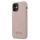 iPhone 12 mini Guess GUHCP12SLSLMGLP Metal Logo szilikon tok pink-3700740482025 1 kép