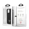 iPhone 12 mini Guess GUHCP12SLSTMBK  Metal Triangle szilikon tok feket-3700740489093 8 kép