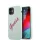 iPhone 12 mini Guess GUHCP12SLSVSBF Silicone Vintage Fuchsia Script tok kék színben