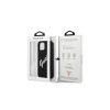 iPhone 12 mini Guess GUHCP12MLSVSBL Silicone Vintage White Script tok -3700740495278 3 kép