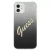 iPhone 12 mini Guess GUHCP12SPCUGLSBK Glitter Gradient Script tok flit-3700740494707 3 kép