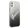 iPhone 12 mini Guess GUHCP12SPCUGLSBK Glitter Gradient Script tok flit-3700740494707 4 kép