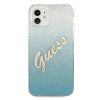 iPhone 12 mini Guess GUHCP12SPCUGLSBL Glitter Gradient Script tok flit-3700740494790 3 kép