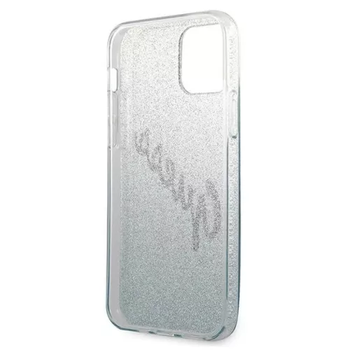 iPhone 12 mini Guess GUHCP12SPCUGLSBL Glitter Gradient Script tok flit-3700740494790 7 kép