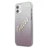 iPhone 12 mini Guess GUHCP12SPCUGLSPI Glitter Gradient Script tok flit-3700740494769 2 kép