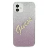 iPhone 12 mini Guess GUHCP12SPCUGLSPI Glitter Gradient Script tok flit-3700740494769 4 kép