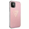 iPhone 12 mini Guess GUHCP12SPCUMPTPI  Metallic Triangle tok pink
