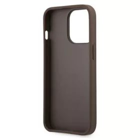 iPhone 13 Pro Guess GUHCP13L4GMGBR Big Metal Logo tok 4G barna-3666339024895 1 kép
