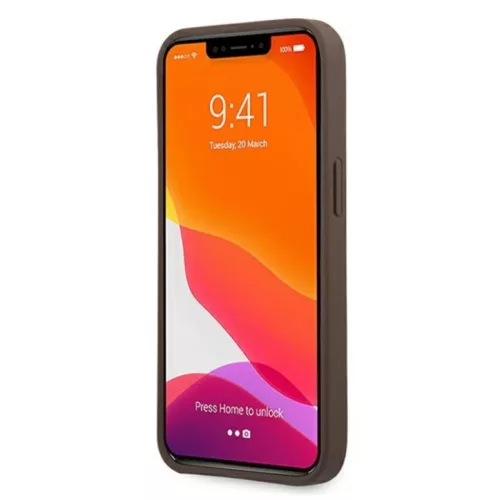 iPhone 13 Pro Guess GUHCP13L4GMGBR Big Metal Logo tok 4G barna-3666339024895 8 kép