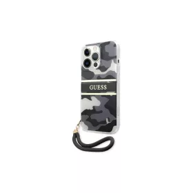 iPhone 13 Pro Guess GUHCP13LKCABBK tok pánttal fekete-3666339023133 1 kép