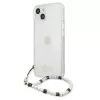 iPhone 13 Pro Guess White Pearl tok karpánttal átlátszó (GUHCP13LK-3666339025250 1 kép