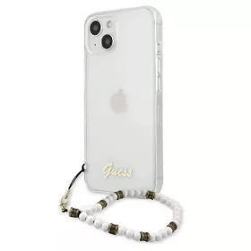 iPhone 13 Pro Guess White Pearl tok karpánttal átlátszó (GUHCP13LK-3666339025250 1 kép