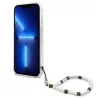 iPhone 13 Pro Guess White Pearl tok karpánttal átlátszó (GUHCP13LK-3666339025250 3 kép