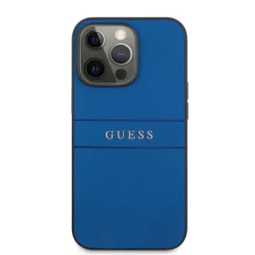 Phone 13 Pro Guess GUHCP13LPSASBBL PU Saffiano tok kék-3666339023539 2 kép