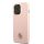 iPhone 13 Pro Guess szilikon fém logós telefontok rózsaszín (GUHCP-3666339041212 3 kép