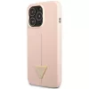 iPhone 13 Pro Guess Saffiano Triangle Logo rózsaszín (GUHCP13LSLTGP)-3666339041014 1 kép