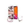 iPhone 13 Guess GUHCP13MKCABPI tok pánttal pink-3666339023164 1 kép
