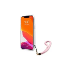 iPhone 13 Guess GUHCP13MKCABPI tok pánttal pink-3666339023164 1 kép