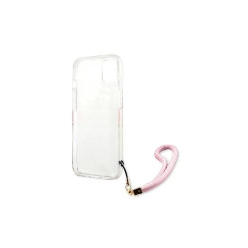 iPhone 13 Guess GUHCP13MKCABPI tok pánttal pink-3666339023164 7 kép
