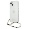 iPhone 13 Guess White Pearl tok karpánttal átlátszó (GUHCP13MKPSWH-3666339025243 1 kép
