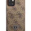 iPhone 13 Guess 4G Saffiano tok dupla kártyatartóval barna (GUHCP13M-3666339048211 3 kép