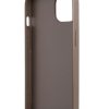 iPhone 13 Guess 4G Saffiano tok dupla kártyatartóval barna (GUHCP13M-3666339048211 6 kép