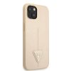 iPhone 13 Guess Saffiano Triangle Logo tok bézs (GUHCP13MPSATLE)-3666339040321 4 kép