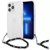 iPhone 13 Pro Max Guess Black Pearl tok karpánttal átlátszó (GUHCP-3666339025229 3 kép
