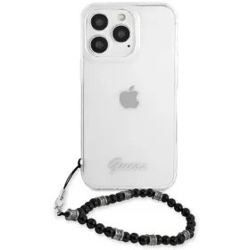 iPhone 13 Pro Max Guess Black Pearl tok karpánttal átlátszó (GUHCP-3666339025229 1 kép