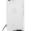iPhone 13 Pro Max Guess Black Pearl tok karpánttal átlátszó (GUHCP-3666339025229 4 kép