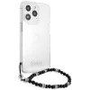 iPhone 13 Pro Max Guess Black Pearl tok karpánttal átlátszó (GUHCP-3666339025229 6 kép