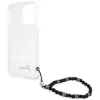 iPhone 13 Pro Max Guess Black Pearl tok karpánttal átlátszó (GUHCP-3666339025229 7 kép