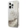 iPhone 13 Pro Max Guess 4G Liquid Glitter tok arany (GUHCP13XLG4GGO)-3666339024666 1 kép